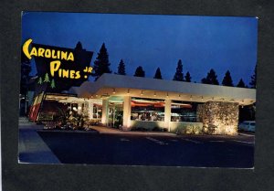 CA Carolina Pines Jr Restaurant Coffee Shop Hollywood California Postcard
