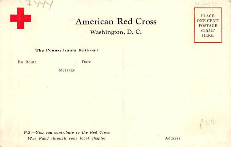 Red Cross War Fund Keep Your Red Cross at His Side Unused 