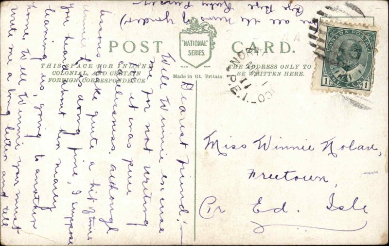 Imperial International Exposition London 1909 Tower Postcard