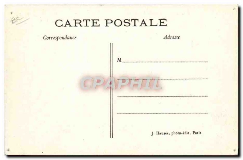 Old Postcard Jet Aviation Airplane Delagrange in full flight engine Antoinette