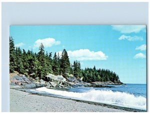 Campobello Island New Brunswick Canada Postcard Herring Cove Beach c1950's