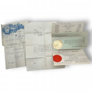 1929 Documents, Medical Exam Relating To Travel to Maracaibo Venezuela