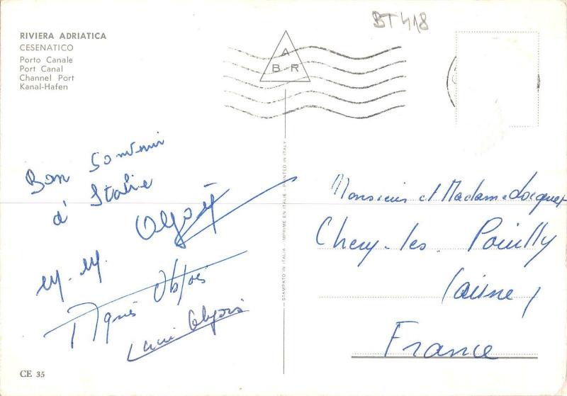 BT0418 CEsenatico Porto Canale      Italy