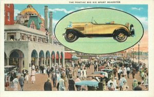 New Jersey Atlantic City Oakland Pontiac auto Advertising Kropp Postcard 22-5492