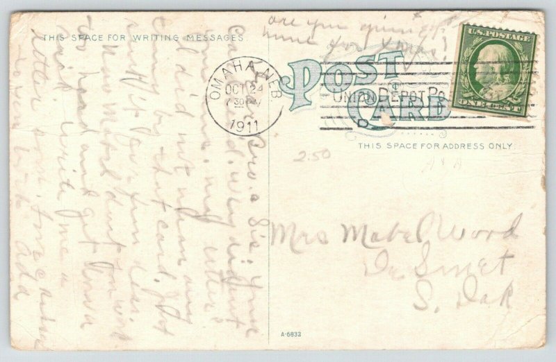 Omaha Nebraska~New Brandeis Theatre Building~Douglas & 17th Streets~1911