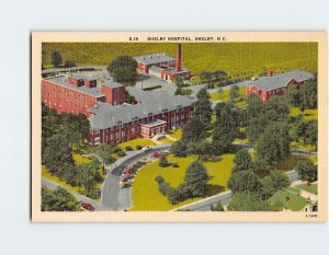 Postcard Shelby Hospital, Shelby, North Carolina