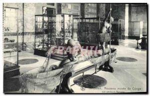 Old Postcard Tervueren New Museum of Congo Bangala fishermen