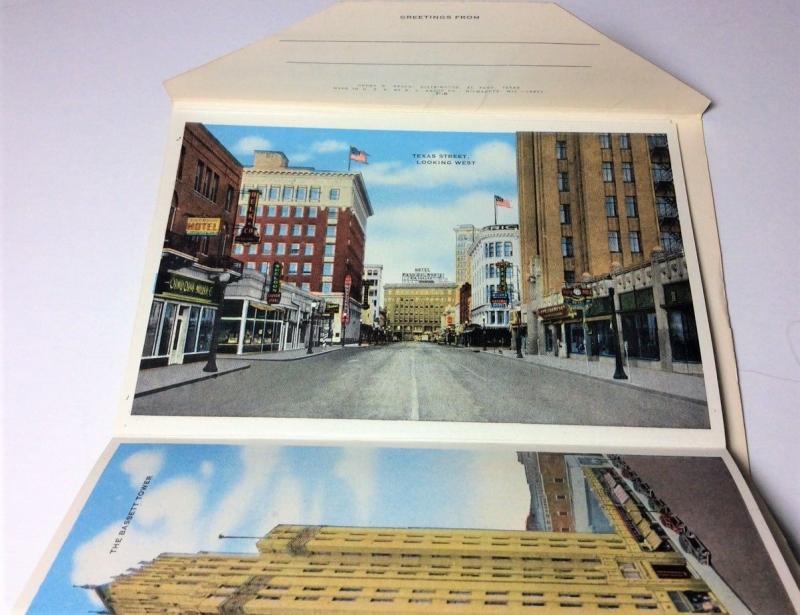 Vintage Souvenir Folder of El Paso, Texas and Vicinity