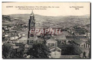 Old Postcard Le Puy Cathedral Basilica My novel hist Overview seizure of Roch...