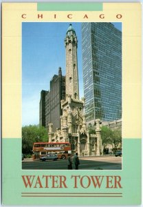 Postcard - Chicago Water Tower - Chicago, Illinois