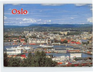 Postcard View of the town, Oslo, Norway