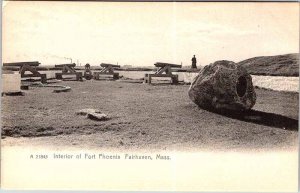 Postcard MILITARY SCENE Fairhaven Massachusetts MA AM7258