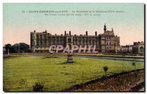 Old Postcard Saint Germain en Laye and Chateau Le Parterre