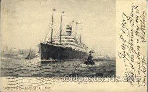 T.S.S. New Amsterdam, Holland - America Line 1907 light corner wear right bot...