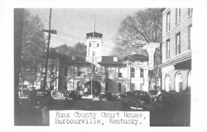 H76/ Barbourville Knox Kentucky RPPC Postcard c1950s County Court House 128