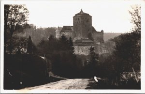 Czech Republic Hrad Kost Libošovice Vintage RPPC 09.06