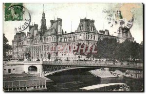 Paris Postcard Old City Hall