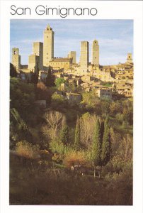 Italy San Gimignano Panorama