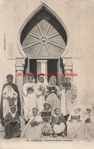 France, Aumale, Children in Native Ethnic Costume, Ideale P.S. No 14