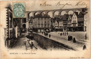 CPA MORLAIX - La Place de Viarmes (206892)