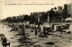 CPA St-NAZAIRE Plage Monument aux Morts (984664)