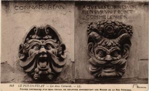 CPA Le PUY-en-VELAY - Les deux Cornards - Figures grotesques d'un beau (588688)