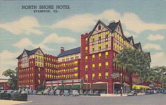 Illinois Evanston North Shore Hotel Curteich