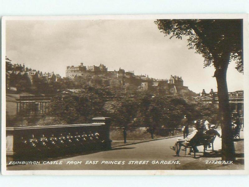 old rppc NICE VIEW Edinburgh Scotland UK i2167