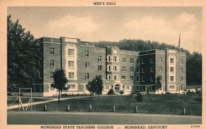 Vintage Postcard 1920's Men's Hall Morehead State Teachers College Kentucky KY