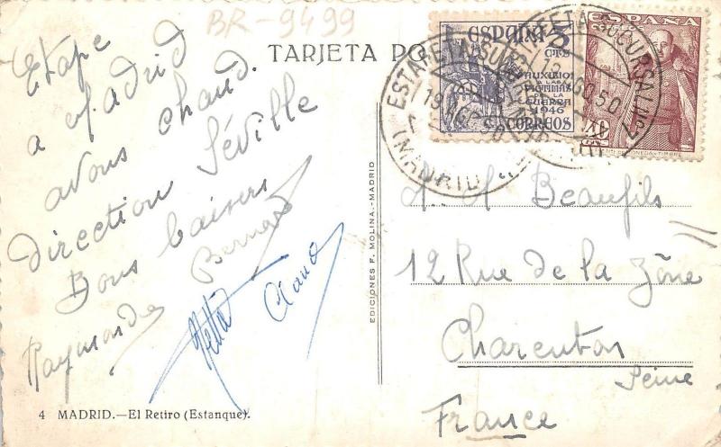 BR9499 Madrid El Retiro  spain