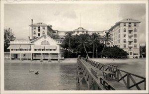 Honolulu Hawaii HI Moana Hotel 1920s-30s Unidentified Real Photo Postcard