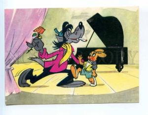 253541 USSR RUSAKOV Smoking WOLF HARE grand piano