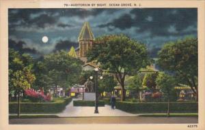 New Jersey Ocean Grove Auditorium By Night