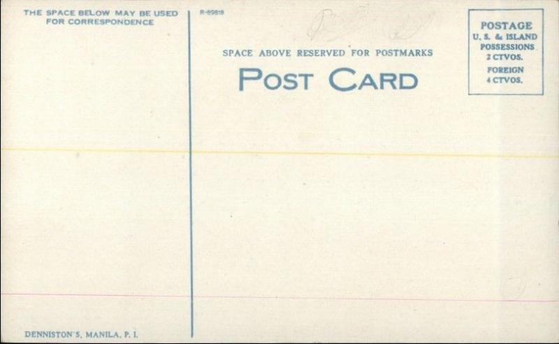 Philippines Native Woman in Costume c1915 Postcard