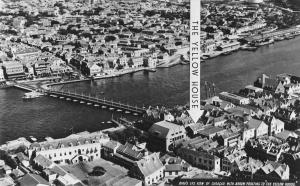 Curacao Caribbean The Yellow House Aerial View Real Photo Postcard J80101