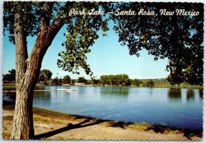 Postcard - Park Lake - Santa Rosa, New Mexico