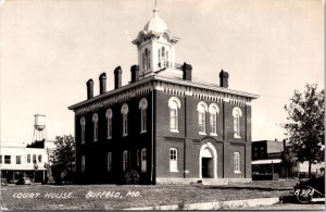 Real Photo Postcard Court House in Buffalo, Missouri