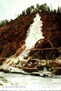 Colorado Idaho Springs The Waterfall and Old Water Wheel