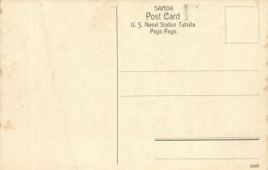 PC CPA SAMOA, PACIFIC, GREETINGS FROM PAGO PAGO, Vintage Postcard (b19476)