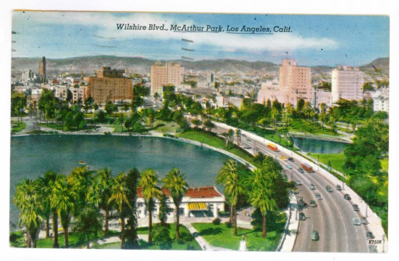 Long Beach, California to Milwaukee, Wisconsin 1955, McArthur Park, Los Angeles