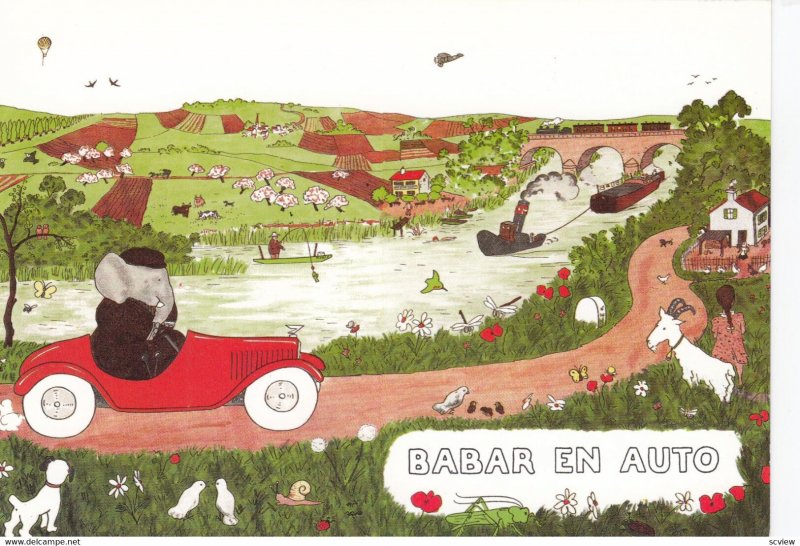 Elephant ; Babar en Auto , 1980s