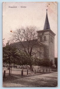 Dransfeld Lower Saxony Germany Postcard Church Building c1910 Antique