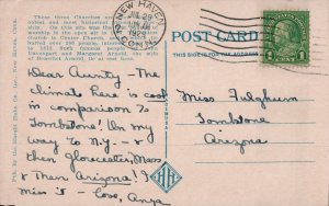 Three Churches Across The Green, New Haven, Conn.  PC