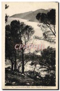 Old Postcard Cavalaire Sur Mer Sunset Sunglasses