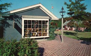 Postcard Candle Shop Historic Town Bright And Gay Shop Smithville New Jersey NJ