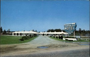 Jesup Georgia GA Fountain Glo Motel Highway 301 c1950s-60s Postcard