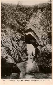 UK - England. Watermouth, Ilfracombe. Briary Cave.    *RPPC