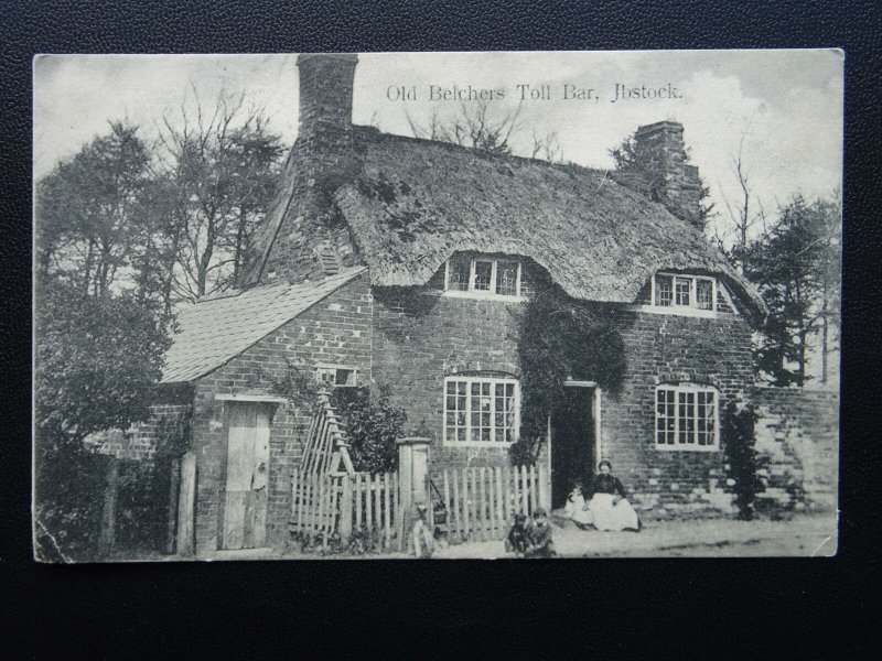 Leicestershire IBSTOCK Old Belchers Toll Bar c1905 Postcard