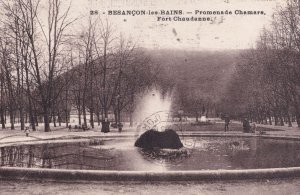 Besancon Promenade Chamars Old French Postcard