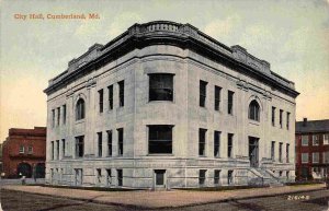 City Hall Cumberland Maryland 1910c postcard